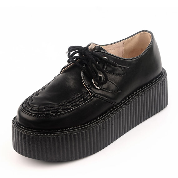 punk goth oxfords